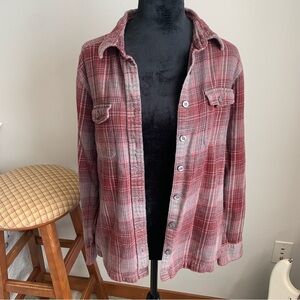 Patagonia Burgundy Plaid Button-Down Shirt